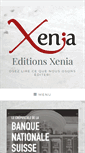 Mobile Screenshot of editions-xenia.com